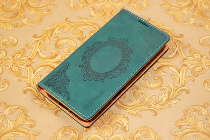 Kunstleder Flip-Case Blau passend für Iphone 17 pro
